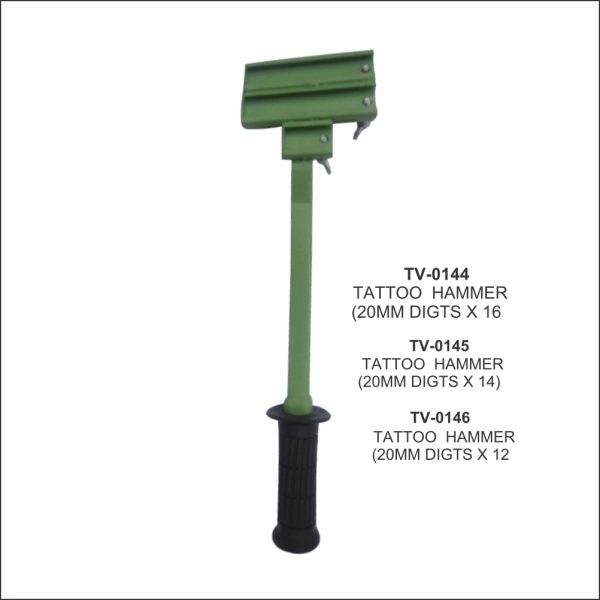 Tattoo Hammer, 20 mm Digits, 12 / 14 / 16 Digits