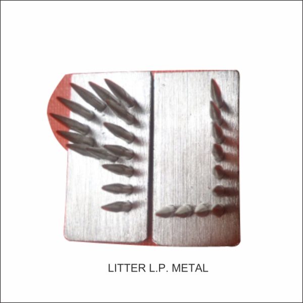 Tattoo Letter Plate, Metal