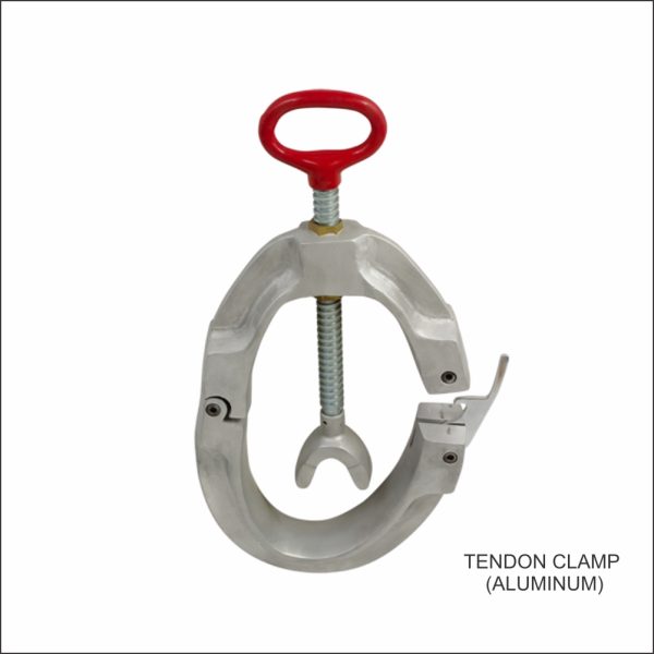 Tendon Clamp, Aluminum, Ring Frame