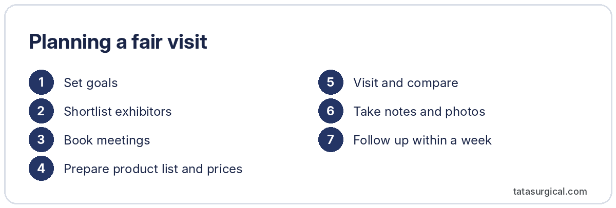Planning a fair visit - Tata Surgical