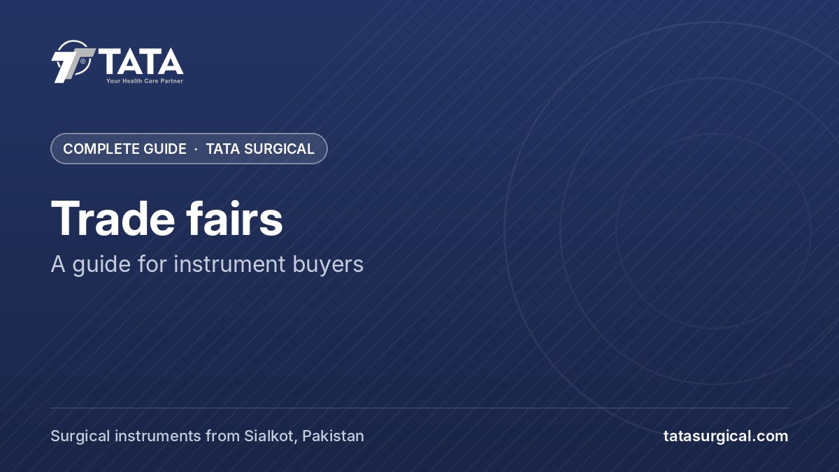 Trade fairs: A guide for instrument buyers - Tata Surgical