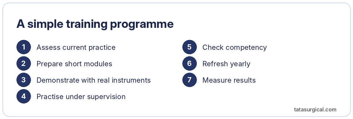 A simple training programme - Tata Surgical