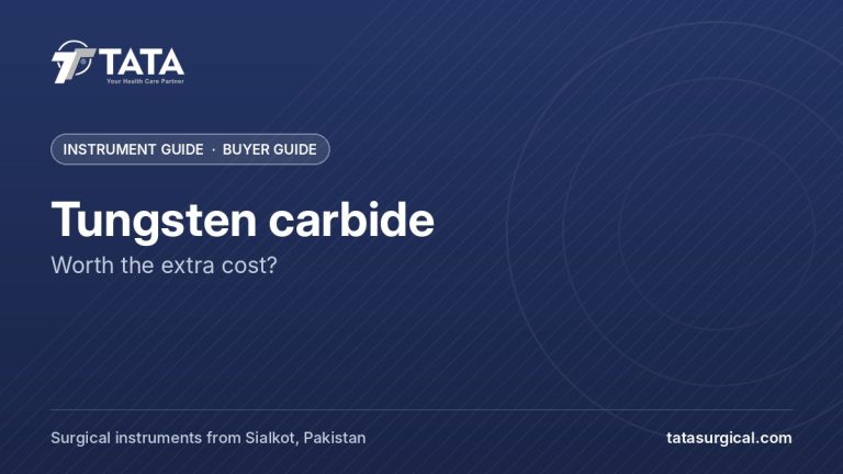 Tungsten carbide: Worth the extra cost? - Tata Surgical