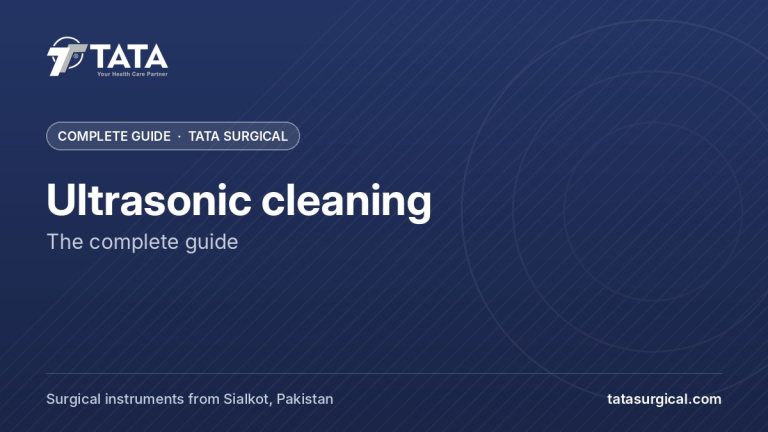 Ultrasonic cleaning: The complete guide - Tata Surgical