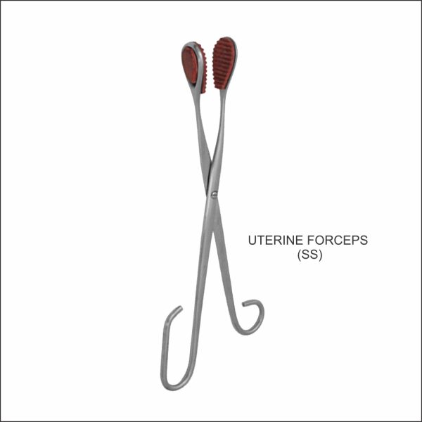 Uterine Forceps, Stainless Steel