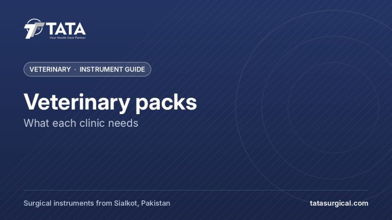 Veterinary packs: What each clinic needs - Tata Surgical