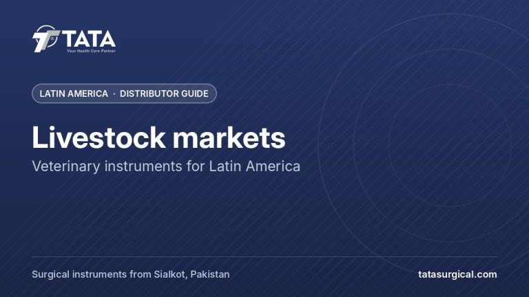 Livestock markets: Veterinary instruments for Latin America - Tata Surgical