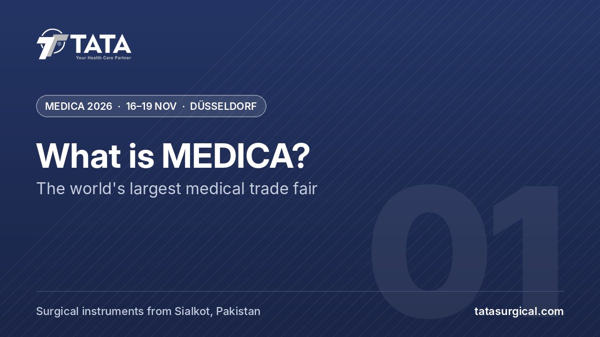 What is MEDICA?: The world's largest medical trade fair - Tata Surgical at MEDICA 2026, Düsseldorf