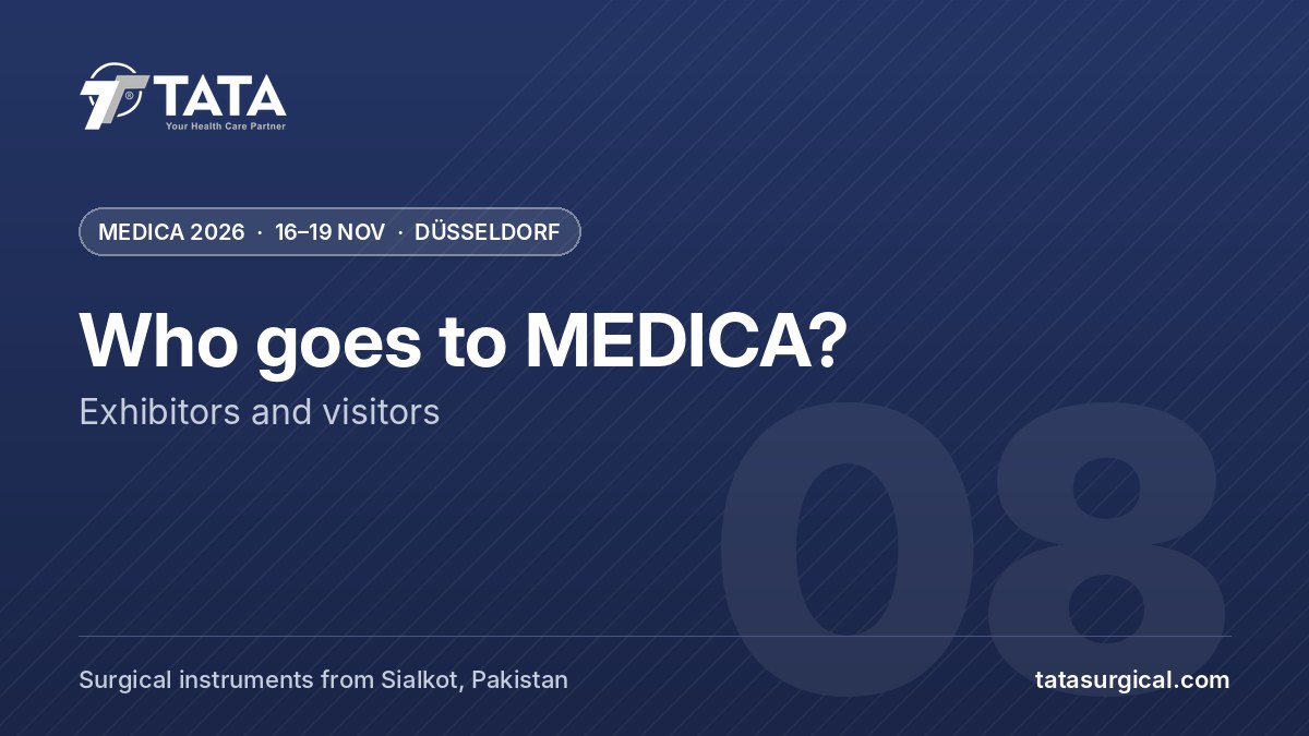 Who goes to MEDICA?: Exhibitors and visitors - Tata Surgical at MEDICA 2026, Düsseldorf